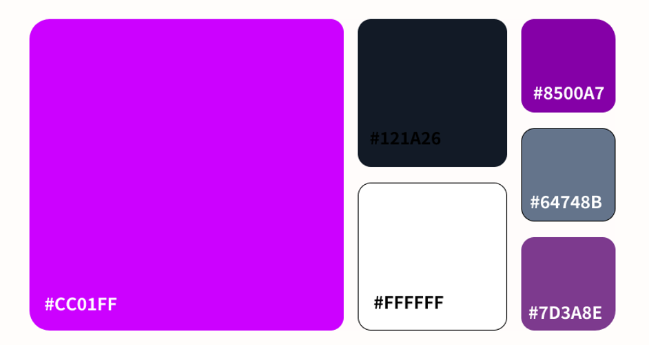 Zapp Wallet color palette and design tokens